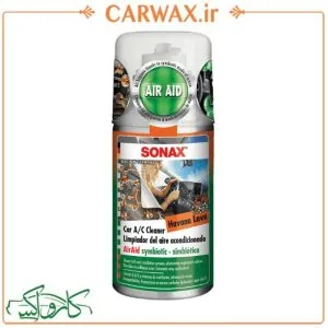 بمب اسپری تهویه آنتی باکتریال کولر سوناکس SONAX Car A/C Cleaner AirAid Symbiotic Havana Love