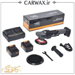 پک کامل دستگاه پولیش روتاری شارژی (بی سیم) آیبرید سایز 15 شاین میت Shine Mate Ibrid EB251-6 Rotary Polisher