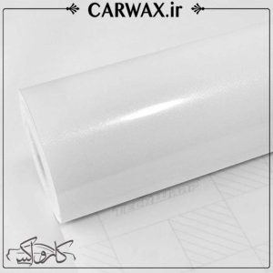 کاور رنگی بدنه خودرو سفید الماسی تکرپ Teckwrap Diamond White