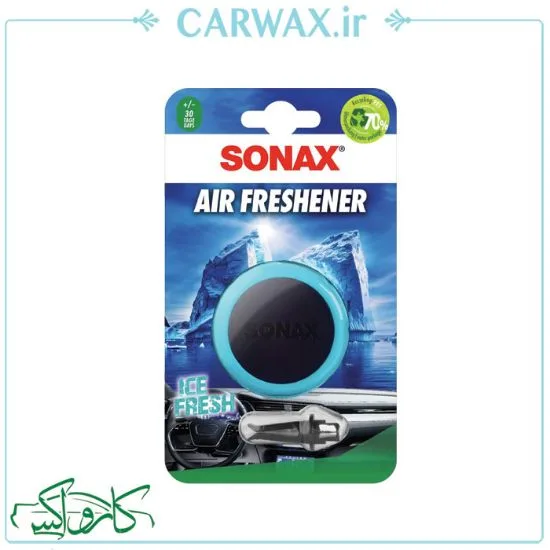 0014833_-sonax-ice-fresh_550 خوشبو کننده خودرو پنلی یخ سوناکس Sonax Air Freshener Ice Fresh - Image 1