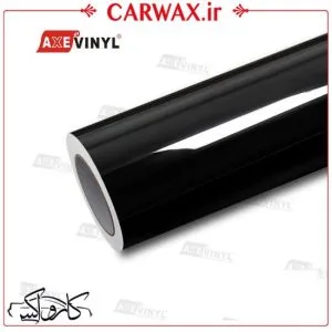 کاور رنگی براق مشکی پیانویی خودرو آکس وینیلAxevinyl piano Black G5001