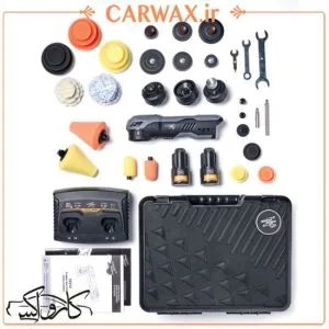 کیت دستگاه پولیش اوربیتال و روتاری (دوال اکشن) بیسیم کوچک شاین میت مدل ShineMate Polisher EB210