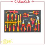 میز ابزار 5 کشو به همراه ست 68 پارچه ابزار عایق برق 1000 ولت بتا beta ایتالیا - Image 4