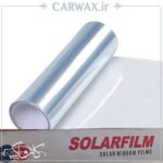 سولار شیشه جلو دو لایه تم آبی شفاف خودرو 30 متری سولار فیلم