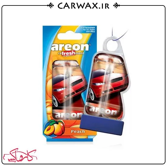 0015490_-areon-refreshment-peach_550 خوشبو کننده خودرو مایع هلو آرئون رفرشمنت Areon Refreshment Peach - Image 1