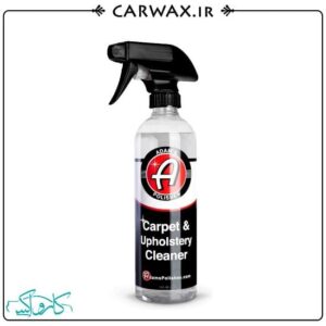 جرم گیر و تمیز کننده سطوح پارچه ای و موکت داخل خودرو 473 میلی لیتری آدامز Adams Carpet & Upholstery Cleaner 473ml