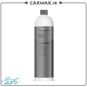 کنستانتره رنگ زرد مخصوص شامپو بدنه خودرو یک لیتری کوکمی Koch Chemie Cy Colorful Yellow 1L