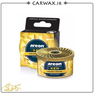 خوشبو کننده خودرو کنسروی گلدن کریستال آرئون کن Areon Ken Golden Crystal