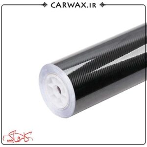 کاور طرح کربنی براق پشت چسب دار عرض 150 سانتی متر