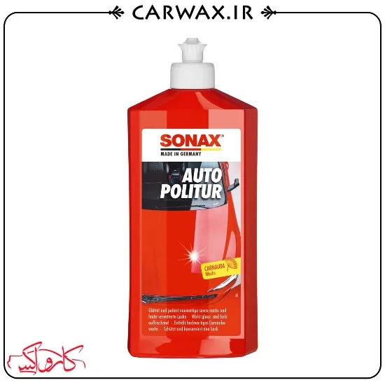 0016304_-sonax-car-polish-auto-pulidor-500ml_550 پولیش و واکس نرم نیم لیتر سوناکس Sonax Car Polish Auto Pulidor 500ml - Image 1
