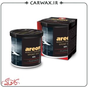 خوشبو کننده خودرو کنسروی ژل پلاتینیوم آرئون لوکس Areon Gel Sport Lux Platinum