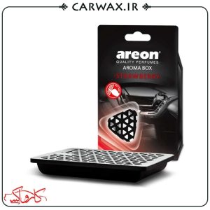 خوشبو کننده خودرو پنلی توت فرنگی آرئون Areon Aroma Box Strawberry