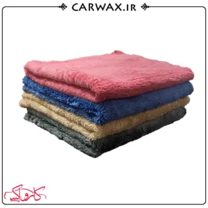 دستمال میکروفایبر 40*40 دیتیلینگ خودرو هاتسون 550gsm