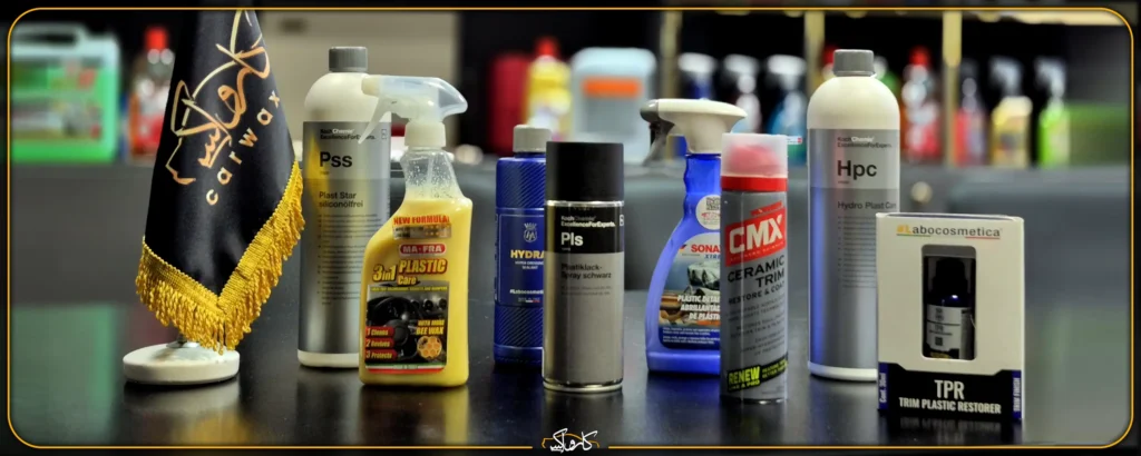 احیای رنگ داشبورد و ترمیم رنگ قطعات پلاستیکی خودرو