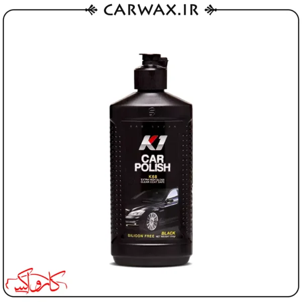پولیش واکس مشکی 250 میلی لیتر K68 ساب سازان K1 Black Polish K68 250ml - Image 1