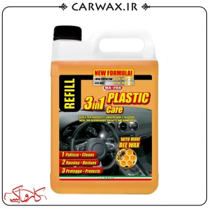 تمیز كننده، واکس و محافظ سطوح پلاستیک داخل و داشبورد خودرو گالنی 4.5 لیتری مفرا Mafra Plastic Care 3in1 4.5L
