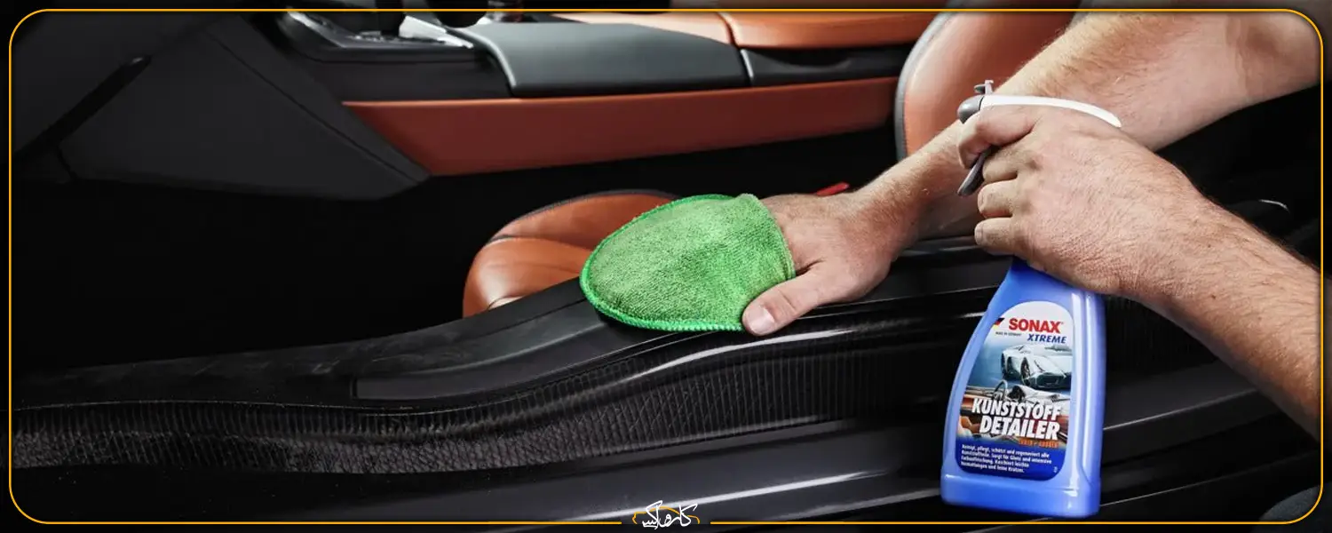 اسپری بازساز سطوح پلاستیکی داخلی و خارجی 500 میلی لیتری سوناکس SONAX Xtreme Plastic Detailer Interior and Exterior 500ml | کارواکس مرکز دیتیلینگ خودرو | بررسی و خرید آنلاین SONAX Xtreme Plastic Detailer Interior and Exterior