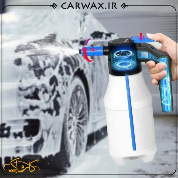 تفنگ فوم گان (کف پاش) شارژی اس جی سی بی SGCB Rechargeable foam gun 1.5L - Image 4