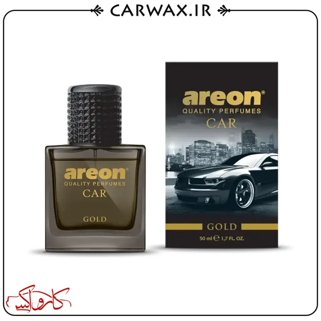 خوشبو کننده خودرو ادکلنی پرفیوم گلد 50 میلی لیتر آرئون Areon Car Perfumes Gold 50ml