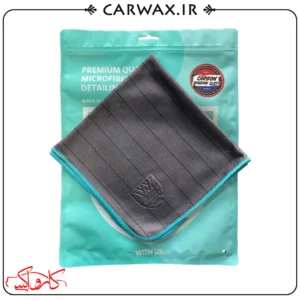 دستمال میکروفایبر کربن شیشه 40* 40 ویداس With Us Carbon Window Cloth 350 gsm
