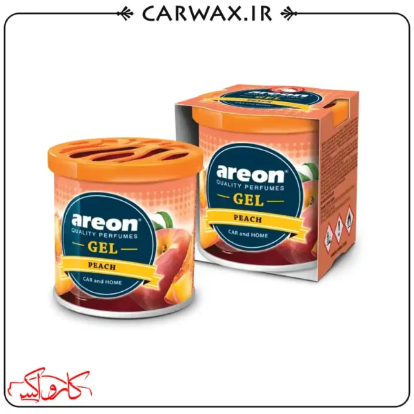 خوشبو کننده خودرو کنسروی ژل هلو آرئون Areon Gel Peach - تصویر 1