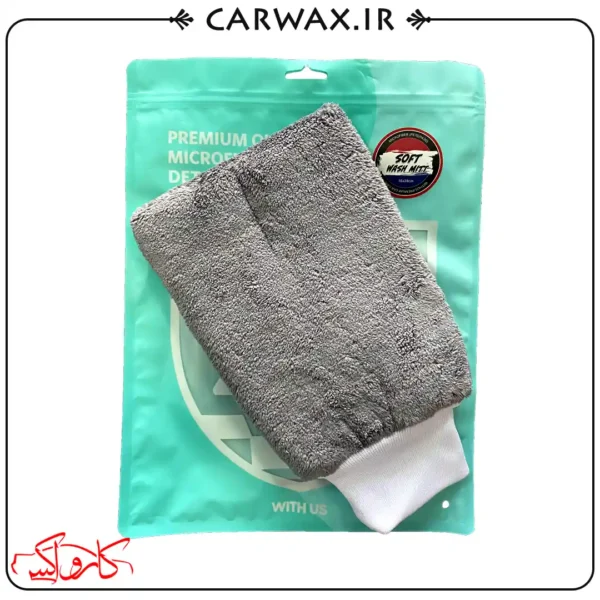 دستکش میکروفایبر شستشوی خودرو ویداس 16×28 With Us Soft Wash Mitt - Image 1