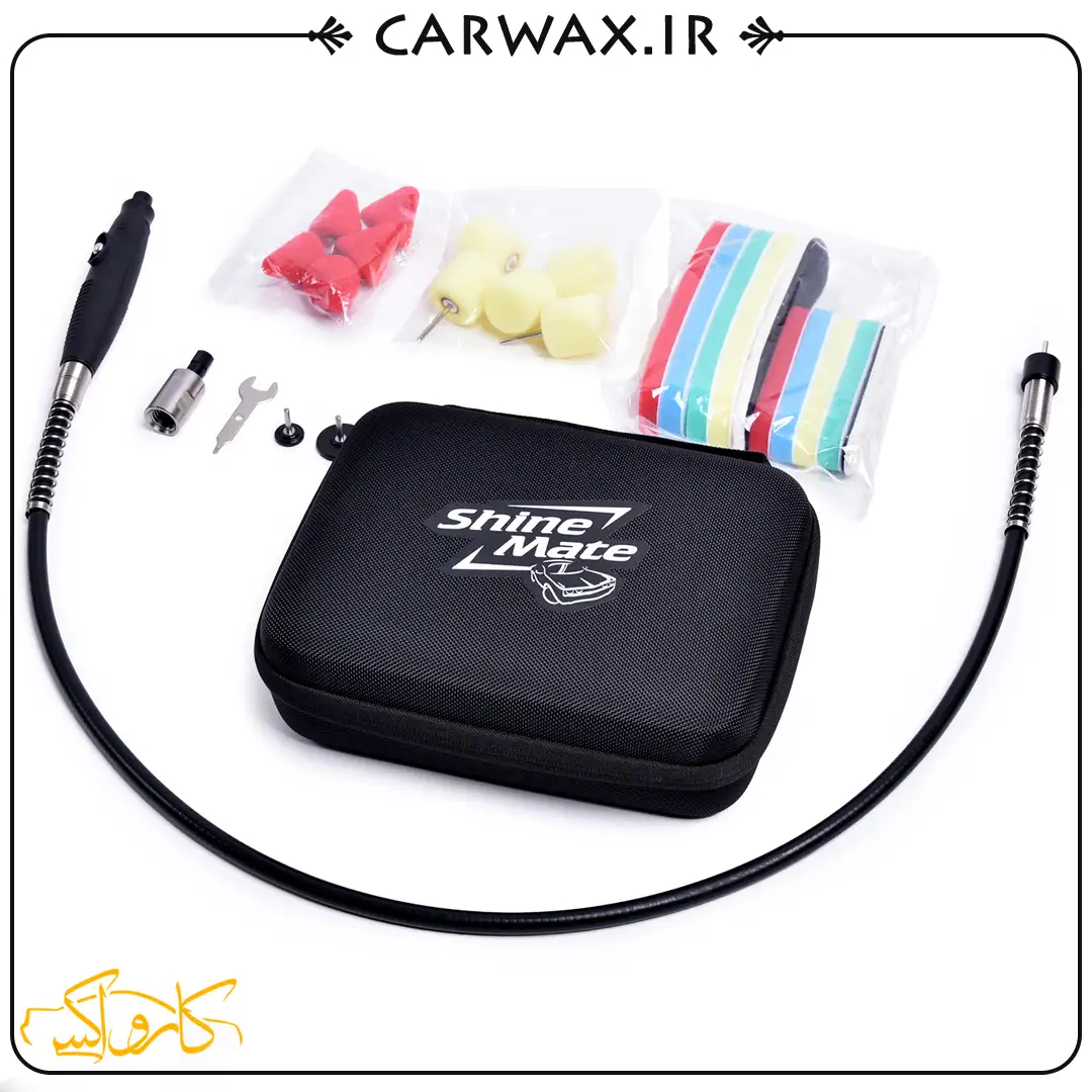 0012218 (2) پک کامل دستگاه پولیش انگشتی شاین میت ShineMate Mini Polisher Kit MPK-3 - Image 1
