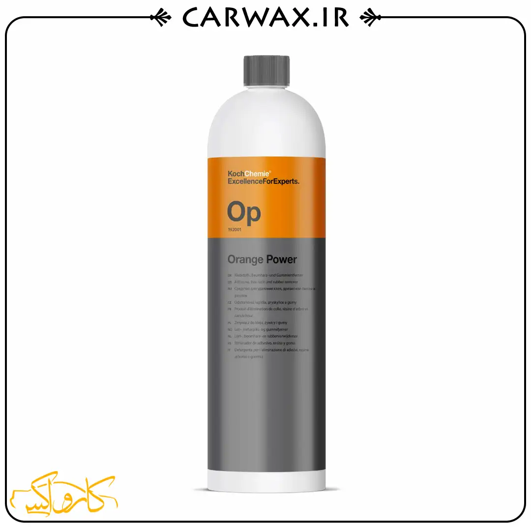 op 01 جرم گیر و تمیز کننده بدنه خودرو یک لیتری کوکمی Koch Chemie Op Orange Power 1L - Image 2