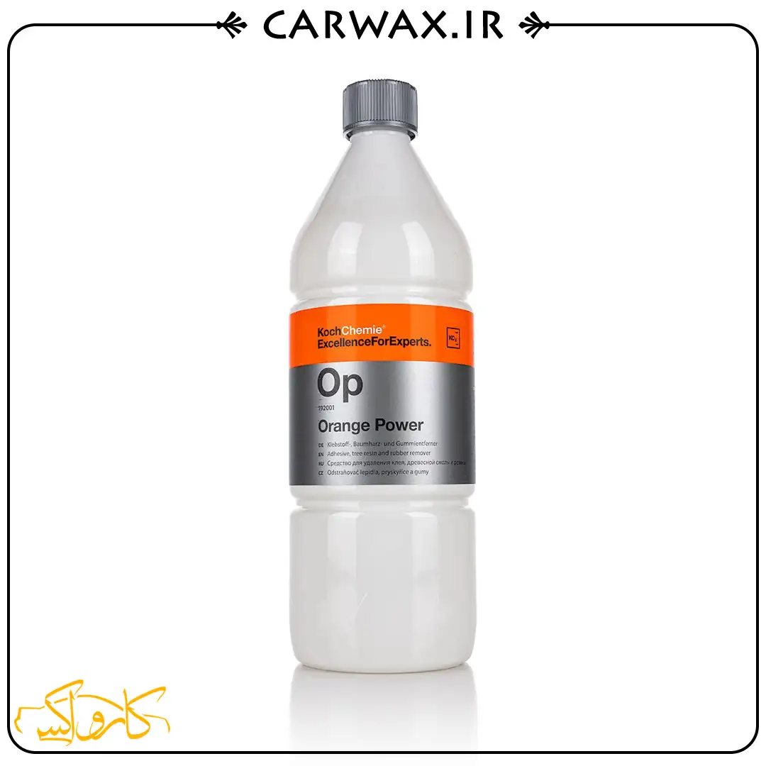 op 02 جرم گیر و تمیز کننده بدنه خودرو یک لیتری کوکمی Koch Chemie Op Orange Power 1L - Image 1