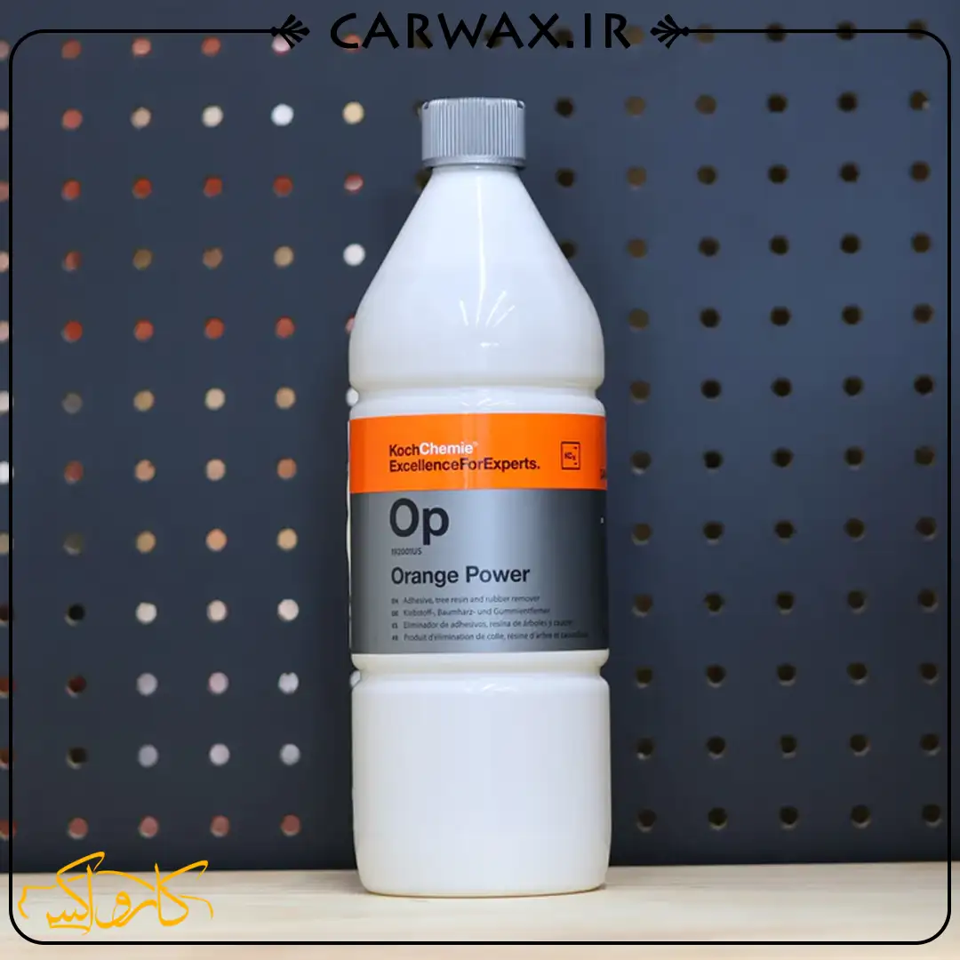 op 03 جرم گیر و تمیز کننده بدنه خودرو یک لیتری کوکمی Koch Chemie Op Orange Power 1L - Image 4