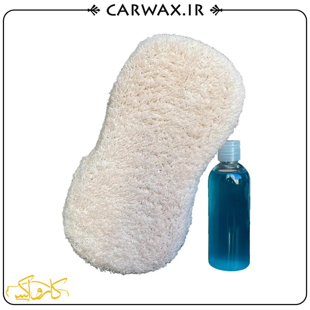 اسفنج شامپو02 اسفنج شست و شوی میکروفایبر بدنه خودرو کوئیک کلین Quick Clean Car wash Sponge - Image 6