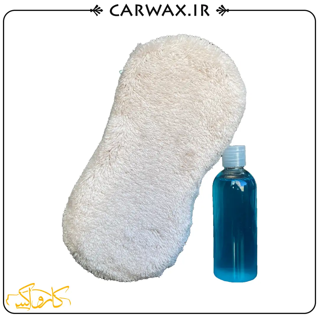 اسفنج شامپو05 اسفنج شست و شوی میکروفایبر بدنه خودرو کوئیک کلین Quick Clean Car wash Sponge - Image 3
