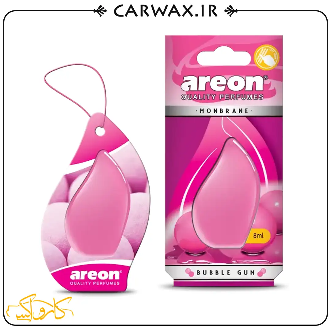 Areon-Monbrane-Bubble-Gum-01. خوشبو کننده خودرو کارتی آدامس بادکنکی آرئون مون برین Areon MonBrane Bubble Gum - Image 1
