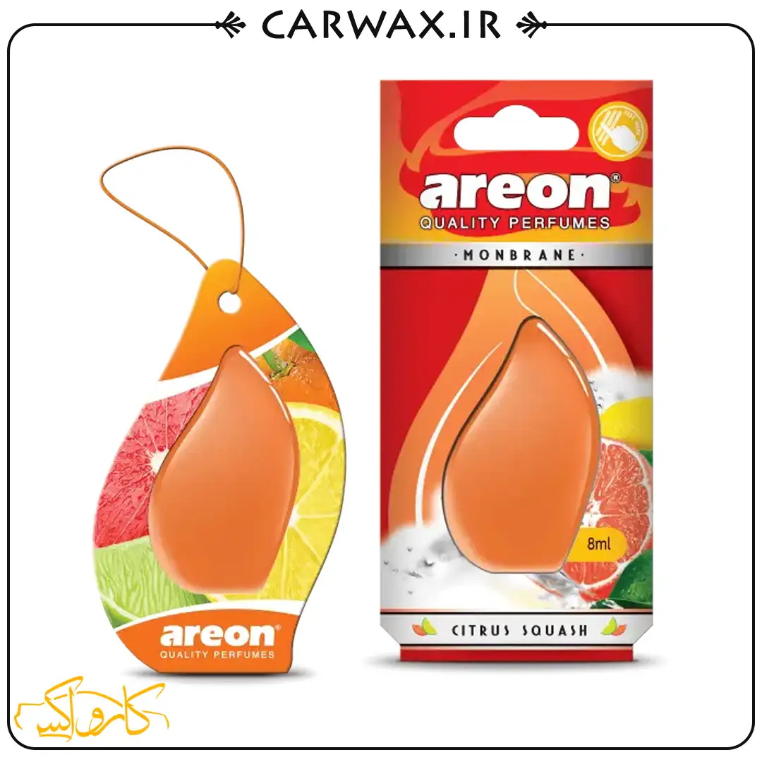 Areon-Monbrane-Citrus-Squash-01 خوشبو کننده خودرو کارتی مرکبات آرئون مون برین Areon MonBrane Citrus Squash - Image 1