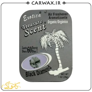 خوشبو کننده کنسروی خودرو اگزاتیکا بلک دایموند Exotica Treasure Scent Black Diaomd