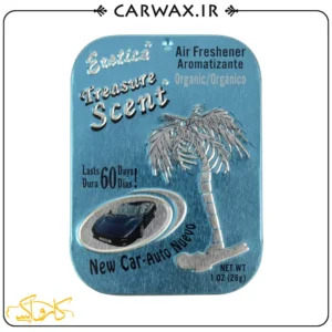 خوشبو کننده کنسروی خودرو اگزاتیکا نیوکار Exotica Treasure Scent New Car