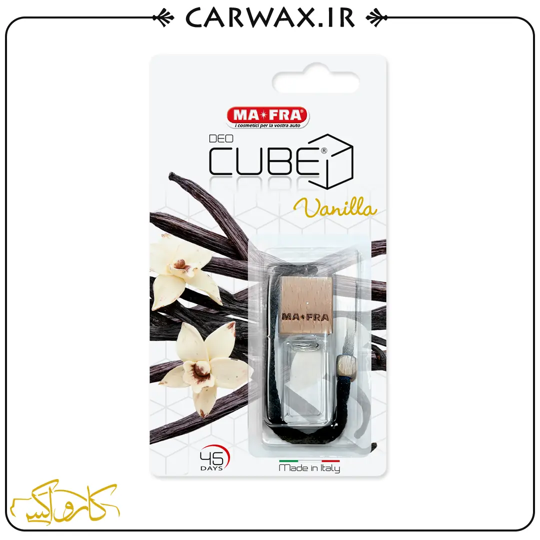 Deo_Cube_7 خوشبو کننده آویز خودرو وانیل مفرا