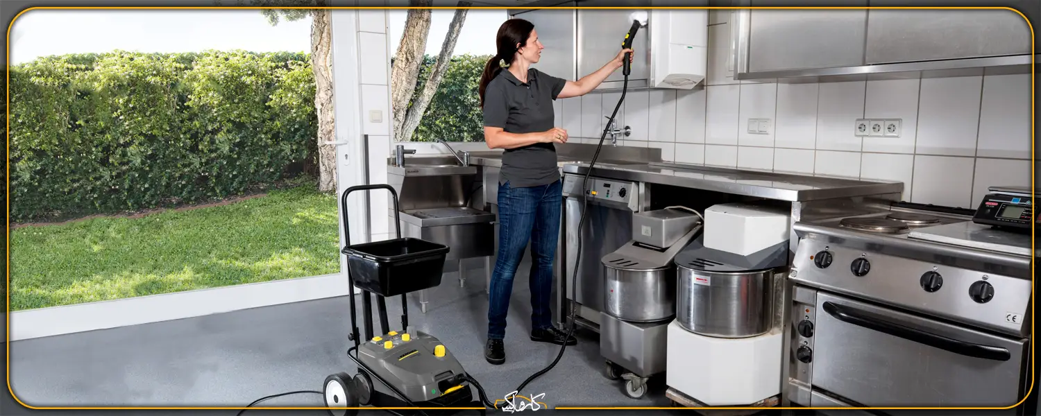 دستگاه بخارشوی و صفرشویی کارچر Karcher Steam Cleaner SG 4/4 | کارواکس مرکز دیتیلینگ خودرو | بررسی و خرید آنلاین بخار شوی کارچر SG 4/4
