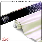 کاور براق خودرو سفید بنفش دیفنزو Defenzo White Purple